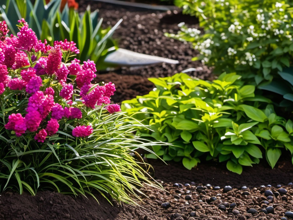 flowering perennials and shrubs