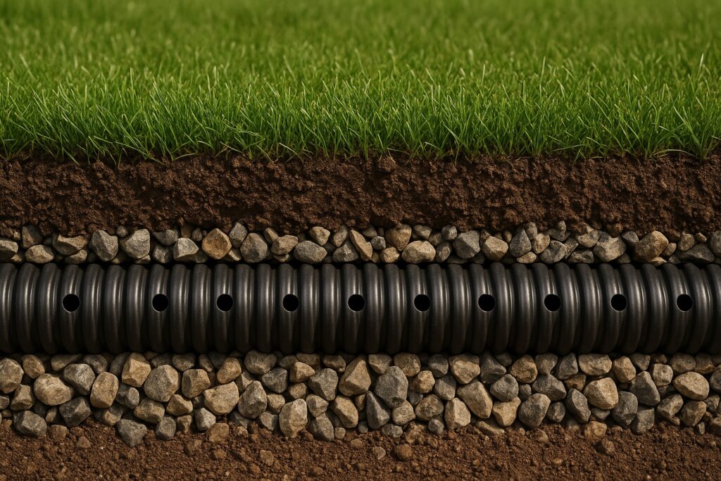French Drain Installation2